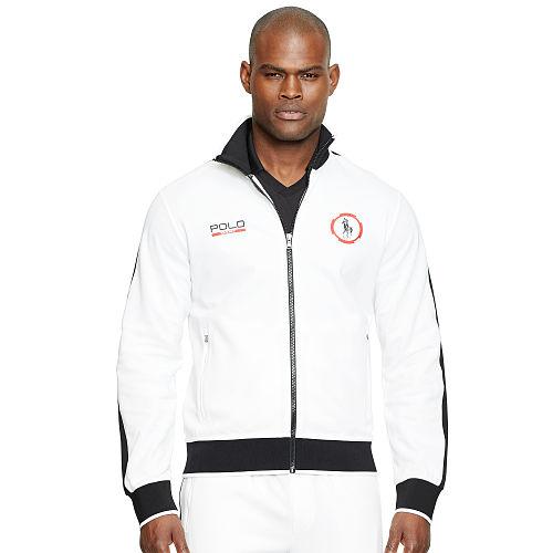 Ralph Lauren Polo Sport Cotton-blend Track Jacket Pure White