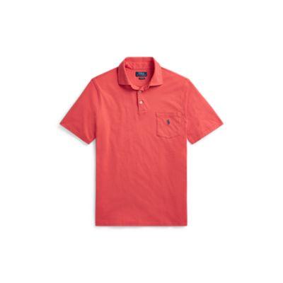 Ralph Lauren Classic Fit Jersey Polo Shirt Spring Red 3xl Tall