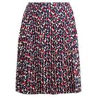 Ralph Lauren Lauren Woman Pleated Crepe A-line Skirt