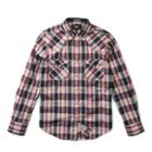 Ralph Lauren Rrl Cotton-blend Western Shirt Rl 850 Red Black