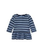 Ralph Lauren Striped Cotton Jersey Tunic Capri Blue/hunter Navy 24m