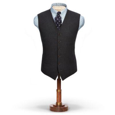 Ralph Lauren Wool Vest Charcoal