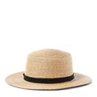 Ralph Lauren Lauren Woven Straw Boater Hat Natural