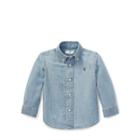 Ralph Lauren Cotton Chambray Shirt Lt Blue 18m