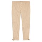 Ralph Lauren Lauren Woman Cotton Cargo Pant Pale Wheat