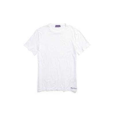 Ralph Lauren Cotton Lisle T-shirt Classic White