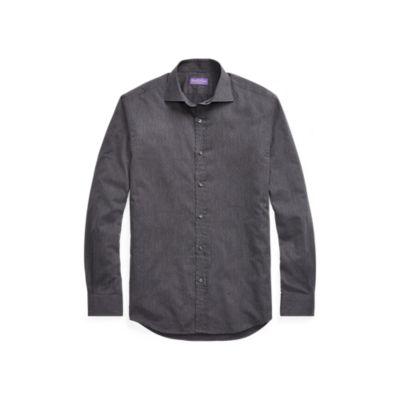 Ralph Lauren Diamond-jacquard Shirt Charcoal