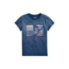 Ralph Lauren Flag Jersey T-shirt Dark Indigo