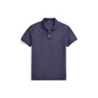 Ralph Lauren Custom Fit Piqu Polo Shirt Adirondack Navy