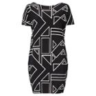 Ralph Lauren Lauren Woman Geometric-print Jersey Dress Multi