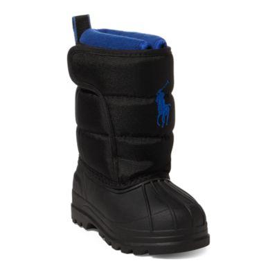 Ralph Lauren Hamilten Ii Quilted Ez Boot Black