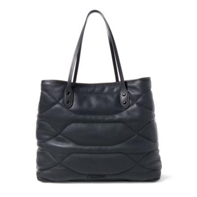 Ralph Lauren Quilted Leather Tote Black