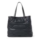 Ralph Lauren Quilted Leather Tote Black