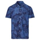 Polo Ralph Lauren Slim Fit Floral Cotton Shirt Blue Tropical