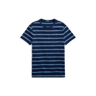 Ralph Lauren Custom Fit Cotton T-shirt Dark Indigo Multi