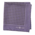 Polo Ralph Lauren Neat Silk Twill Pocket Square Lavender