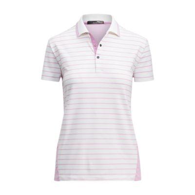 Ralph Lauren Classic Striped Polo Shirt White/purple