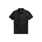 Ralph Lauren Custom Slim Stretch Mesh Polo Polo Black/tonal Pp