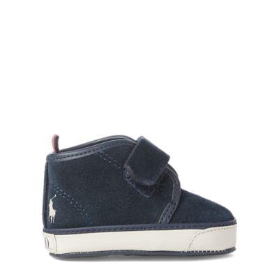 Ralph Lauren Chett Ez Suede Mid-top Sneaker Navy Suede 0 (0-6 Wks)