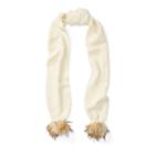 Ralph Lauren Lauren Knit Pom-pom Scarf Cream