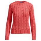 Polo Ralph Lauren Cable-knit Cotton Sweater Red