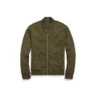 Ralph Lauren Double-knit Bomber Jacket Company Olive