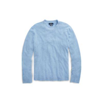 Ralph Lauren Cashmere Crewneck Sweater Jamaica Heather