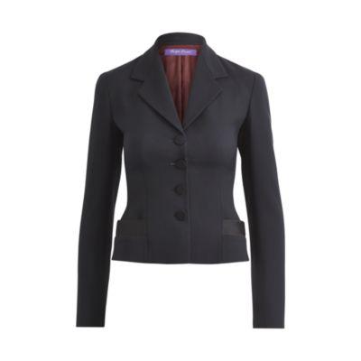 Ralph Lauren Margaret Wool-silk Jacket Black