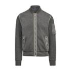 Ralph Lauren Cotton-blend Bomber Jacket Penton Grey 1x Big