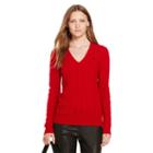 Polo Ralph Lauren Cable Wool-cashmere Sweater Martin Red