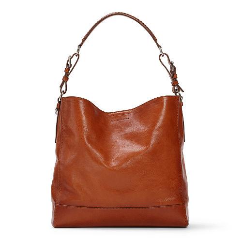 Ralph Lauren Vachetta Hobo Bag Vintage Saddle