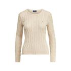 Ralph Lauren Cable-knit Crewneck Sweater Natural