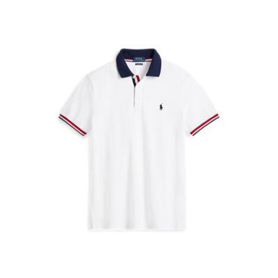 Ralph Lauren Classic Fit Mesh Polo Shirt White 1x Big