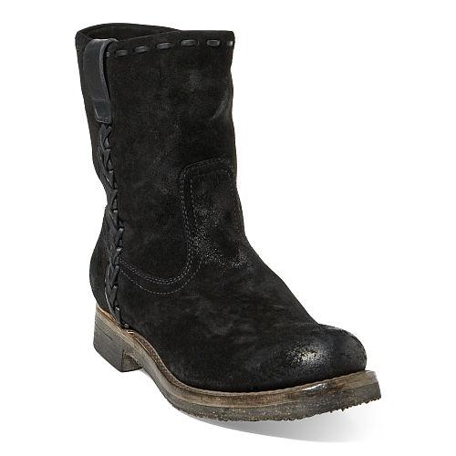 Ralph Lauren Jerrod Oiled Suede Roper Boot
