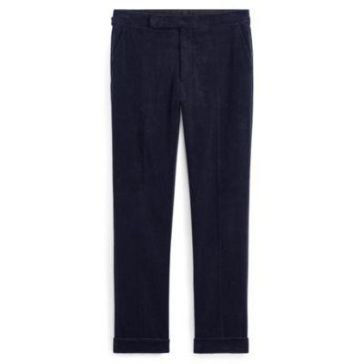 Ralph Lauren Slim Fit Stretch Corduroy Pant Classic Chairman Navy