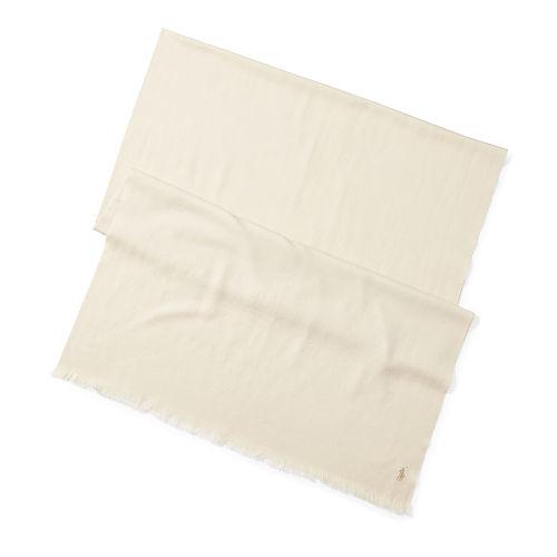 Polo Ralph Lauren Lightweight Wool Scarf Oatmeal Ragg