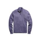 Ralph Lauren Estate-rib Half-zip Pullover Purple Heather