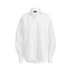 Ralph Lauren Broadcloth Boyfriend Shirt White