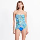 Ralph Lauren Lauren Sheer-overlay One-piece Blue