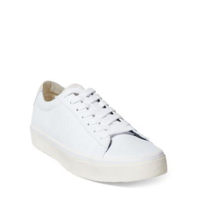 Ralph Lauren Sayer Canvas Low-top Sneaker White