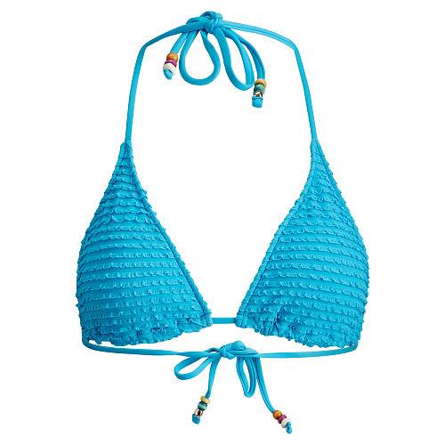 Polo Ralph Lauren Ruffled Triangle Bikini Top Turq