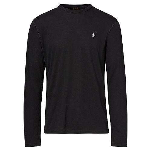 Ralph Lauren Polo Sport Jersey Long-sleeve T-shirt Polo Black