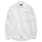 Polo Ralph Lauren Standard Fit Cotton-silk Shirt White Patchwork