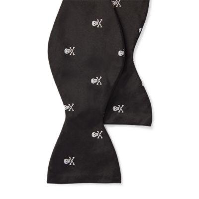 Ralph Lauren Skull-and-crossbones Bow Tie Black/white