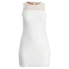 Ralph Lauren Lauren Polka-dot Lace Dress White-wheat