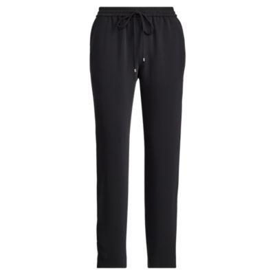 Ralph Lauren Striped Twill Track Pant Polo Black