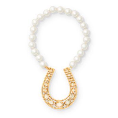 Ralph Lauren Horseshoe Faux-pearl Necklace Pearl
