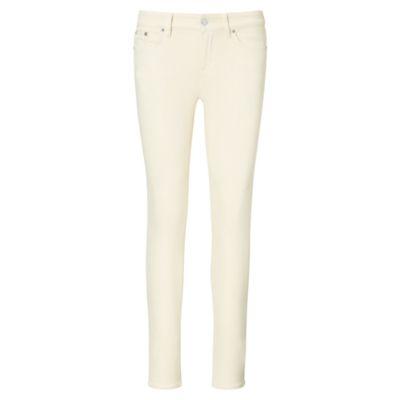 Ralph Lauren Premier Skinny Ankle Jean Pearl Powder