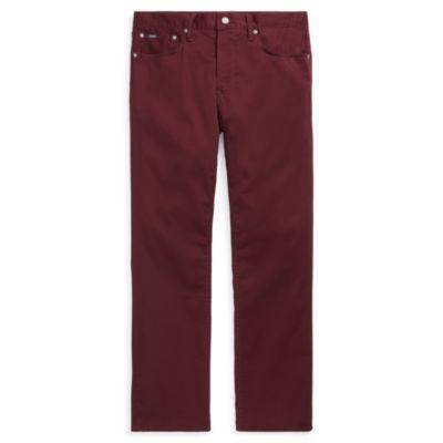 Ralph Lauren Prospect Straight Stretch Pant Autumn Wine