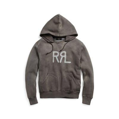 Ralph Lauren Cotton-blend Graphic Hoodie Faded Black